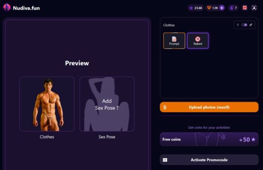 Nudiva Fun – Undress Man